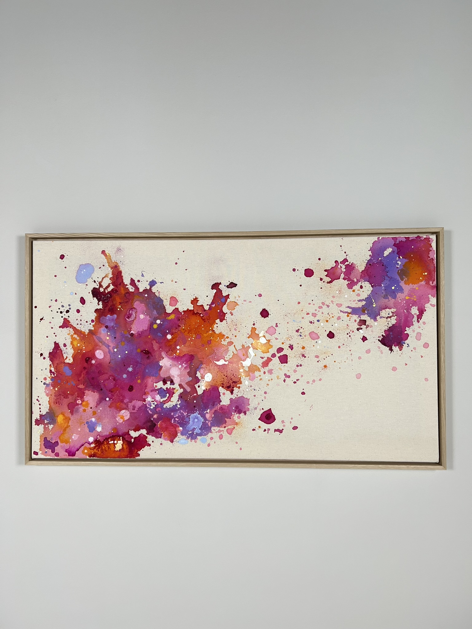 Innenleben, 2025, Acryl auf roher Baumwollleinwand, Ansicht 5